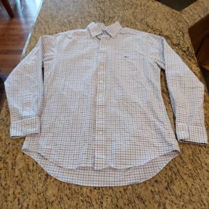 Vineyard Vines Men's Slim Fit Tucker Shirt   Long Sleeve Button Up Size Medium